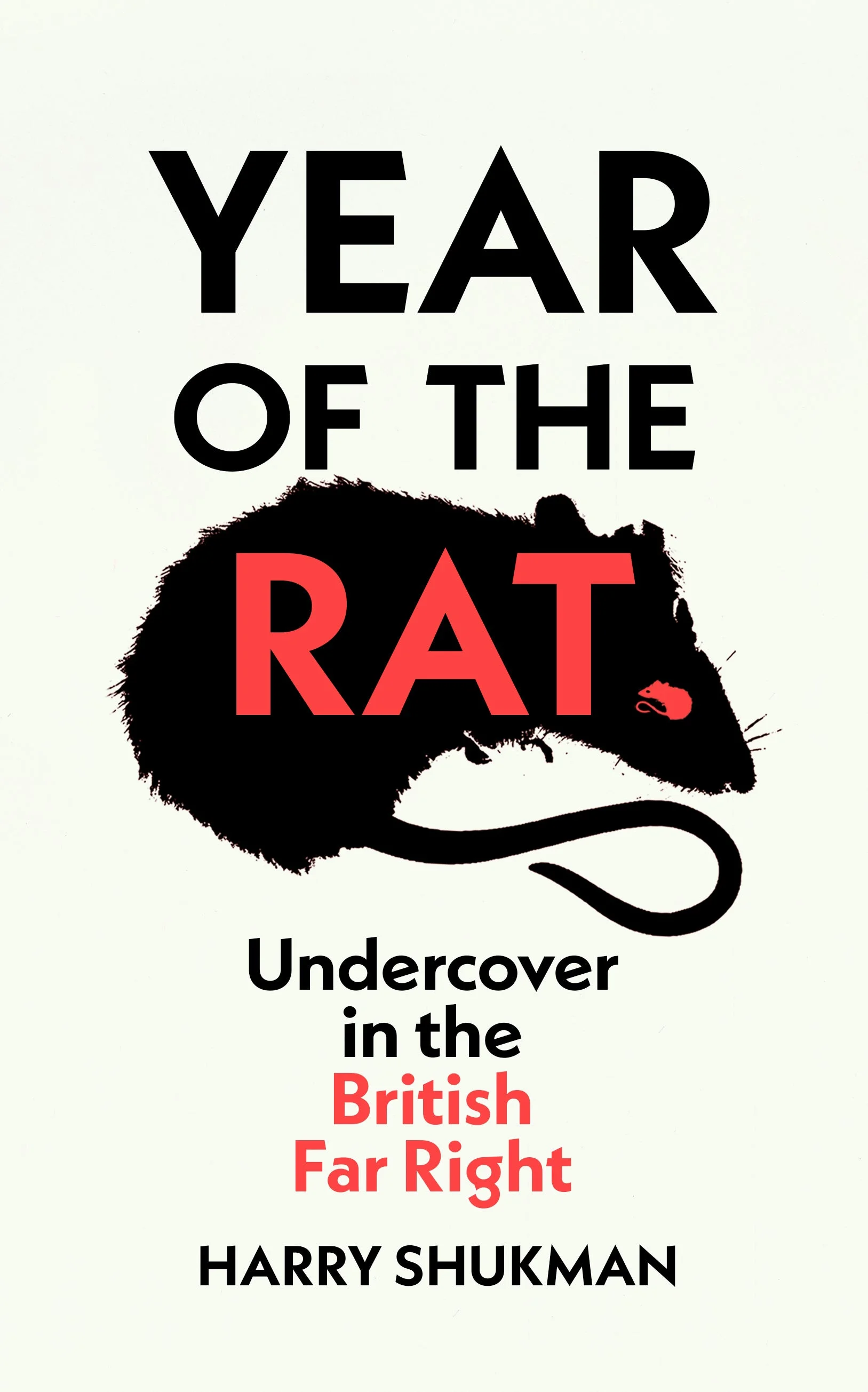 The front cover of Harry Shukman's book, Year Of The Rat, which has won the Sunday Times Young Writer Of The Year Award